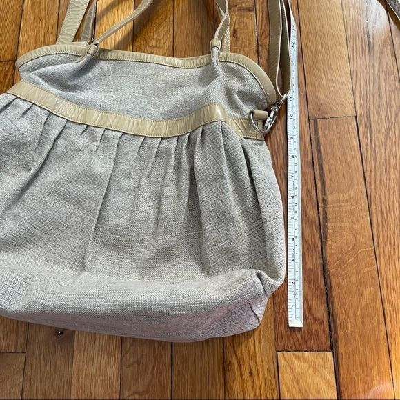 Marchionni made in Italy Canvas and Leather Tote - Picture 5 of 7